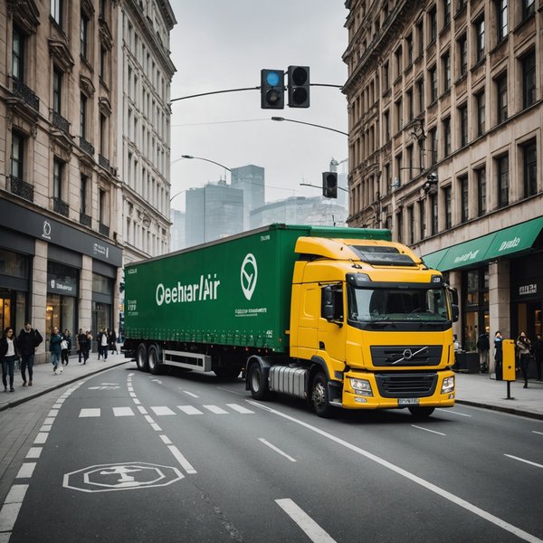 Quels sont les avantages des dispositifs de détection de la qualité de l'air extérieur pour les véhicules de transport de marchandises en milieu urbain?