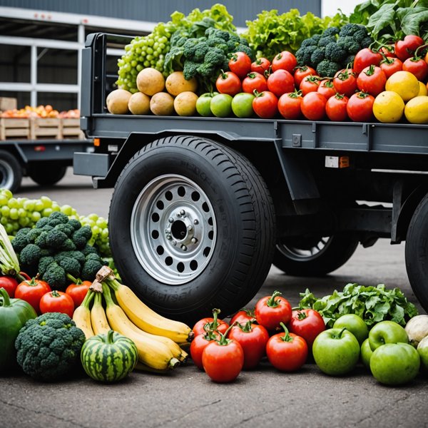 Quels sont les avantages des systèmes de surveillance de la pression des pneus pour les véhicules de transport de produits frais?